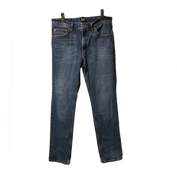 LEE MENS SLIM STRAIGHT LEG JEANS - Picture 1 of 4